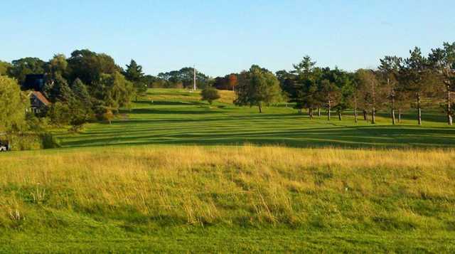 A view of fairway #16 at Rockland Golf Club