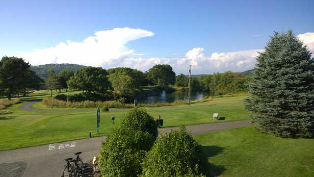 A view of a tee at Rockland Golf Club