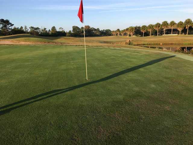 View from a green at Kissimmee Bay Country Club
