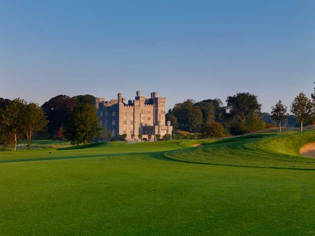 View of the castle and the 3rd hole at Killeen Castle Golf Club