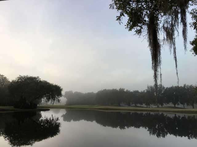 View of the 1st hole at Crescent Oaks Country Club