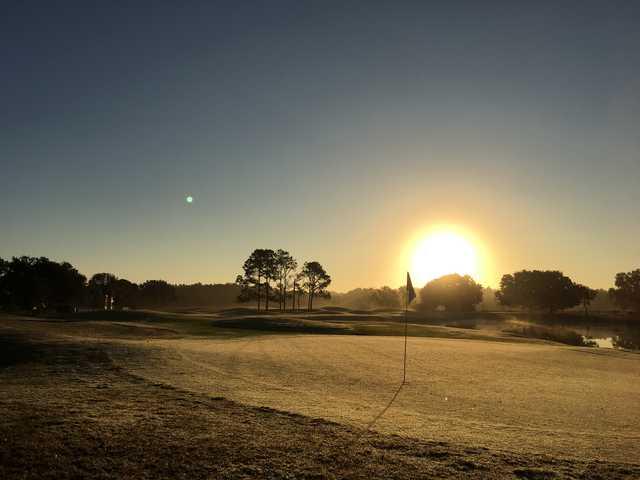 A view from the 11th green at Crescent Oaks Country Club