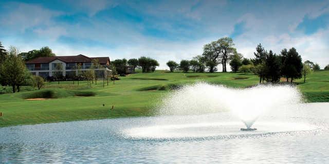 A view of a tee at Championship Course from The Nottinghamshire Golf & Country Club
