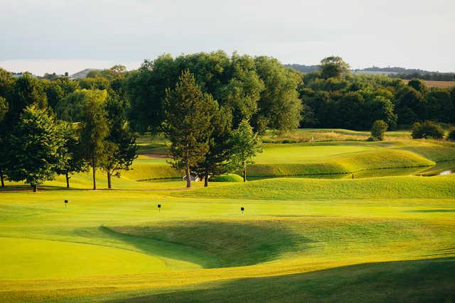 A sunny day view from The Nottinghamshire Golf & Country Club