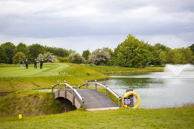 A view over the water from The Nottinghamshire Golf & Country Club