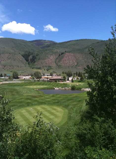 A view from Willow Creek Golf Club at EagleVail.