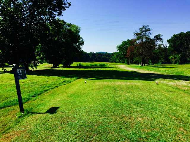 A view from tee #4 at Orchard Hills Golf Club