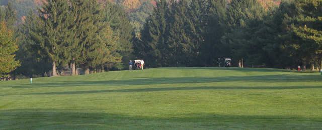 A view from Mountaineer's Woodview Golf Course
