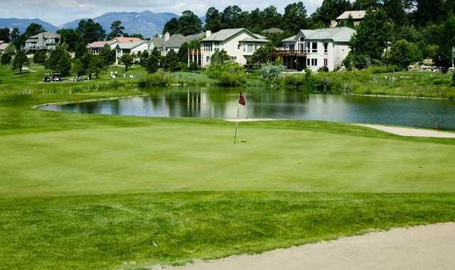 A view of hole #7 at Pine Creek Golf Club