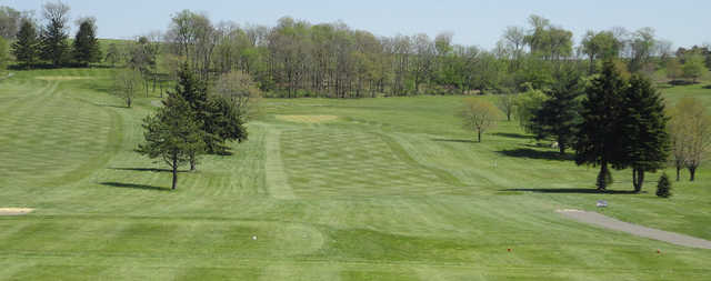 A view from the 1st tee at Highland Spring Golf Course