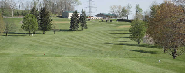 A view of fairway #9 at Highland Spring Golf Course