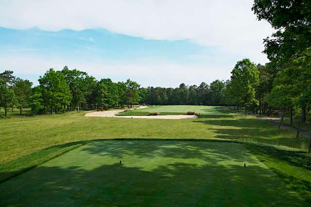 A view from tee #13 at Blue Heron Pines Golf Club