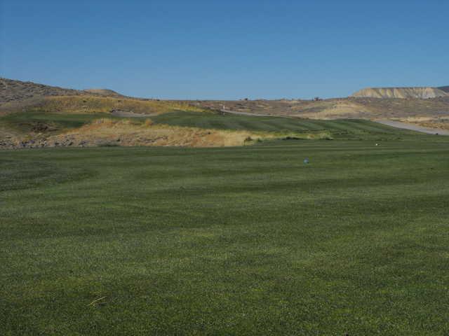 A view of green #7 at Devil's Thumb Golf Club