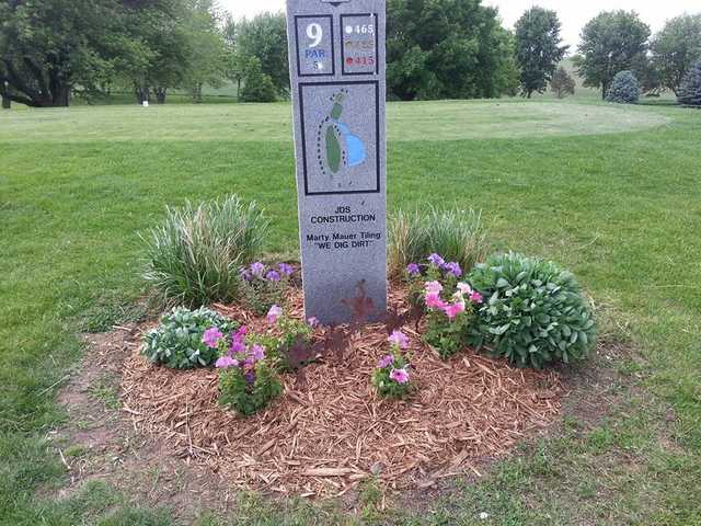 A view of tee #9 at Spring Lake Golf & Country Club
