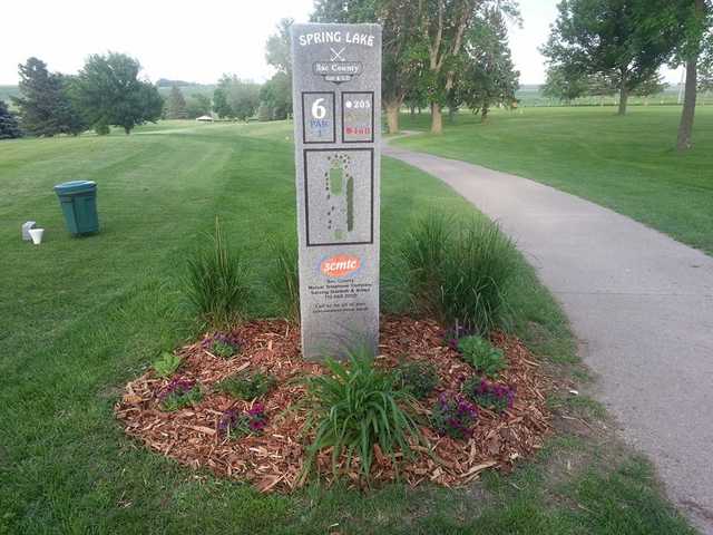 A view of the 6th tee at Spring Lake Golf & Country Club