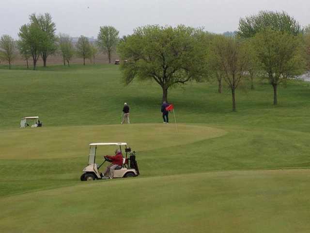 A view of a green at Spring Lake Golf & Country Club
