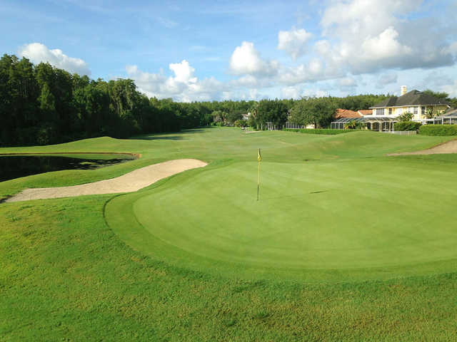 Looking back from the 15th green at Pine Wentworth Golf Club