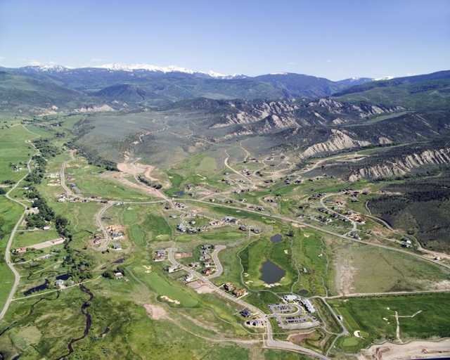 Aerial view from Eagle Ranch Golf Club