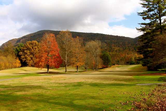 A fall day view from Lonesome Pine Country Club