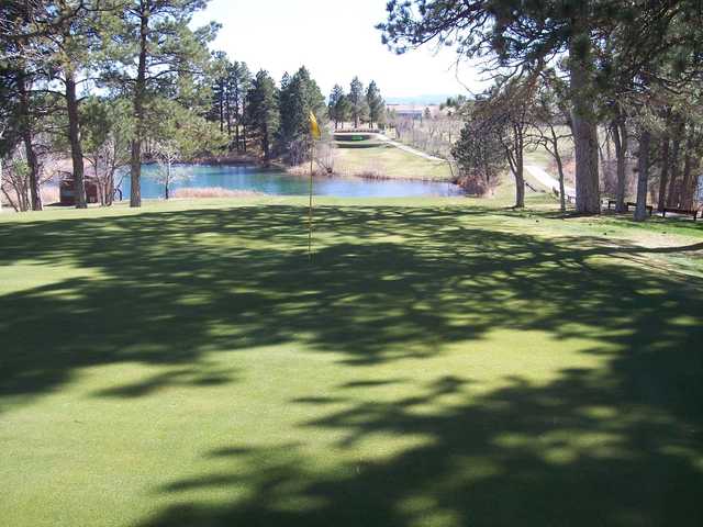 A view of a hole at Belle Fourche Country Club