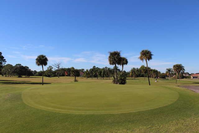 View of the 9th hole at Mirror Lakes Golf Club