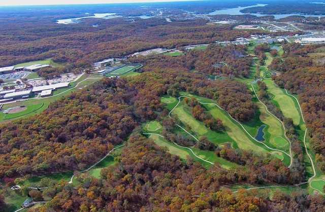 Aerial view of Bear Creek Valley Golf Club