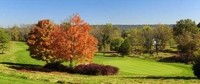 A view of hole #7 at Green Knoll Golf Course