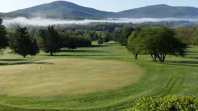 A view of a green at Stamford Golf Course