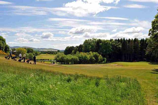 Fairways and bunkers at Strathmore Golf Club