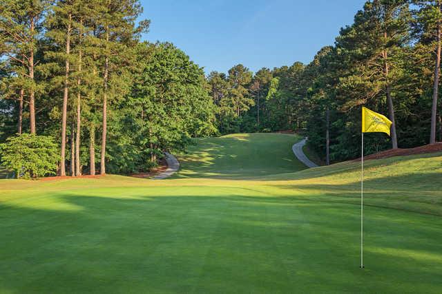 View of the 8th hole from the Lakemont at Stone Mountain Golf Course