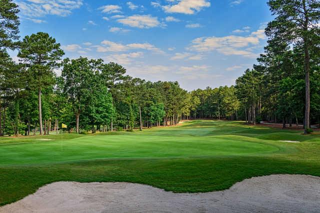 Looking back from the 16th hole from the Lakemont at Stone Mountain Golf Course