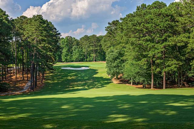 View of the 9th hole from the Stonemont at Stone Mountain Golf Course