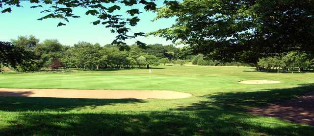 A view of  hole #17 at Newcastle-under-Lyme Golf Club