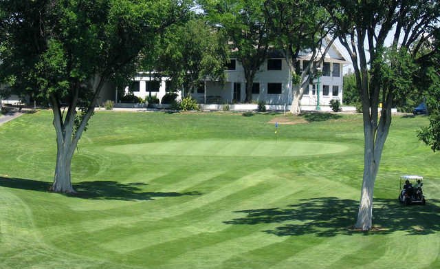 A view of the 9th hole at Quail Dunes Golf Course