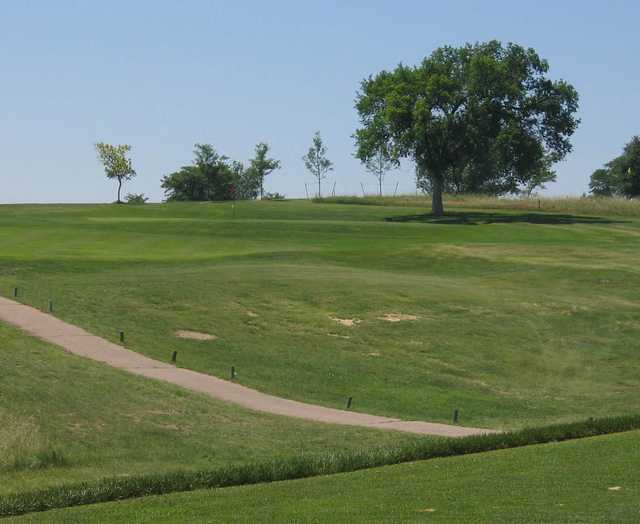 A view of the 8th green at Quail Dunes Golf Course