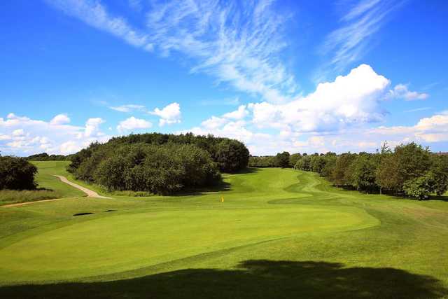 A stunning view of the 12th hole at Oulton Hall Golf Club