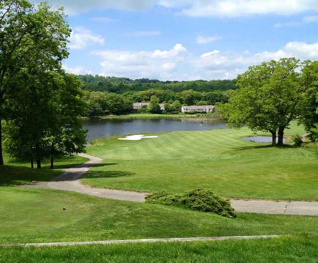 A view from a tee at Somers National Golf Club