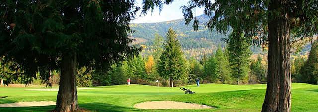 A view of a hole at Champion Lakes Golf and Country Club