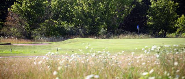 A view of a hole at Red Hawk Country Club