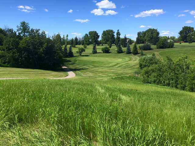 A view of a hole at Glen Lea Golf Club
