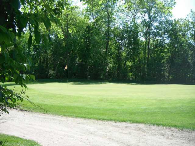 A view of a hole at La Broquerie Golf Course