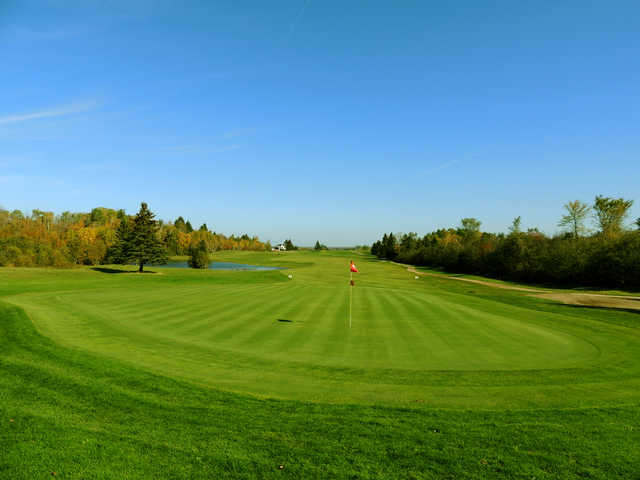 A view of a green at Squire Green Golf Club