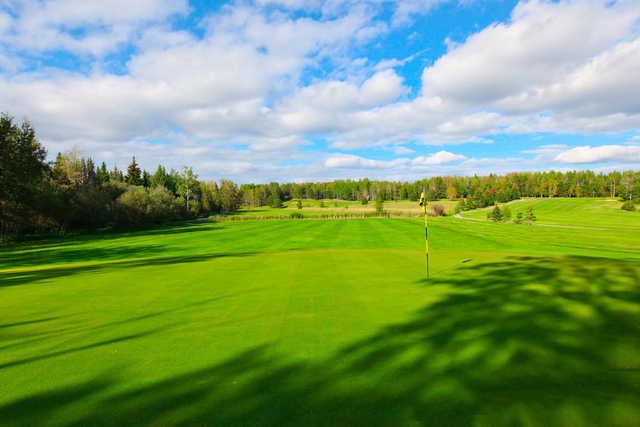 A view of a green at Red Lake Golf and Country Club