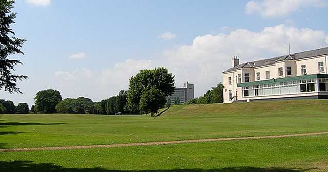 A view of the clubhouse at Knock Golf Club