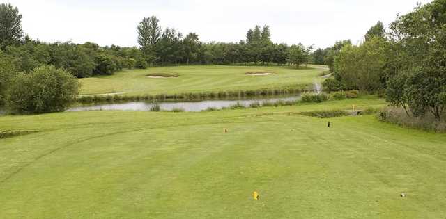 The 2nd hole at Hurlston Hall
