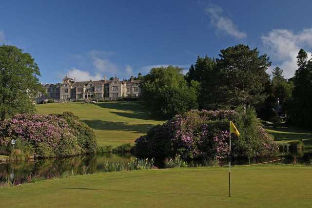 The 3rd green at Bovey Castle