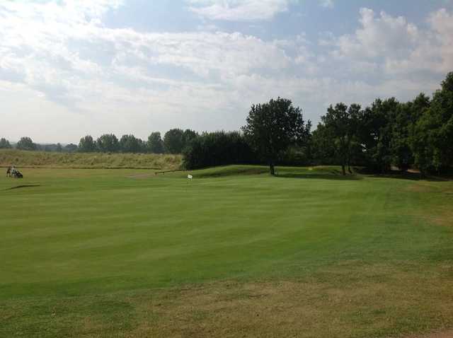 View of the 9th and 18th greens on the Cray Valley at Orpington Golf Course