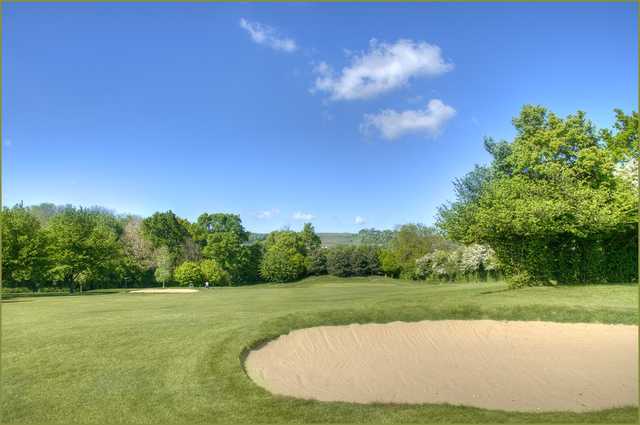 The Bearsted golf course bunkers