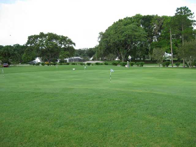 A view of the putting green at Casselberry Golf Club