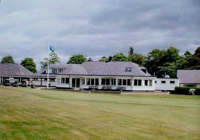 The clubhouse at the Edzell Golf Club